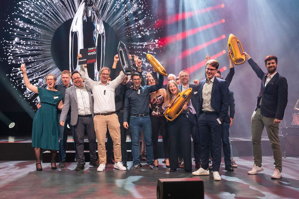 Breaking News: Bucher Connect gewinnt den Master of Swiss Web sowie 3x Gold + 3x Silber