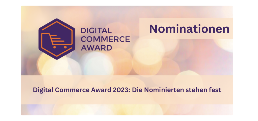 Thommen Medical B2B-Webshop für den Digital Commerce Award nominiert
