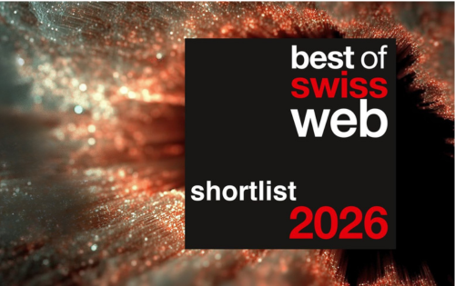 Unser Projekt «IGP Powder Center» wurde für den «Best of Swiss Web 2026» nominiert.