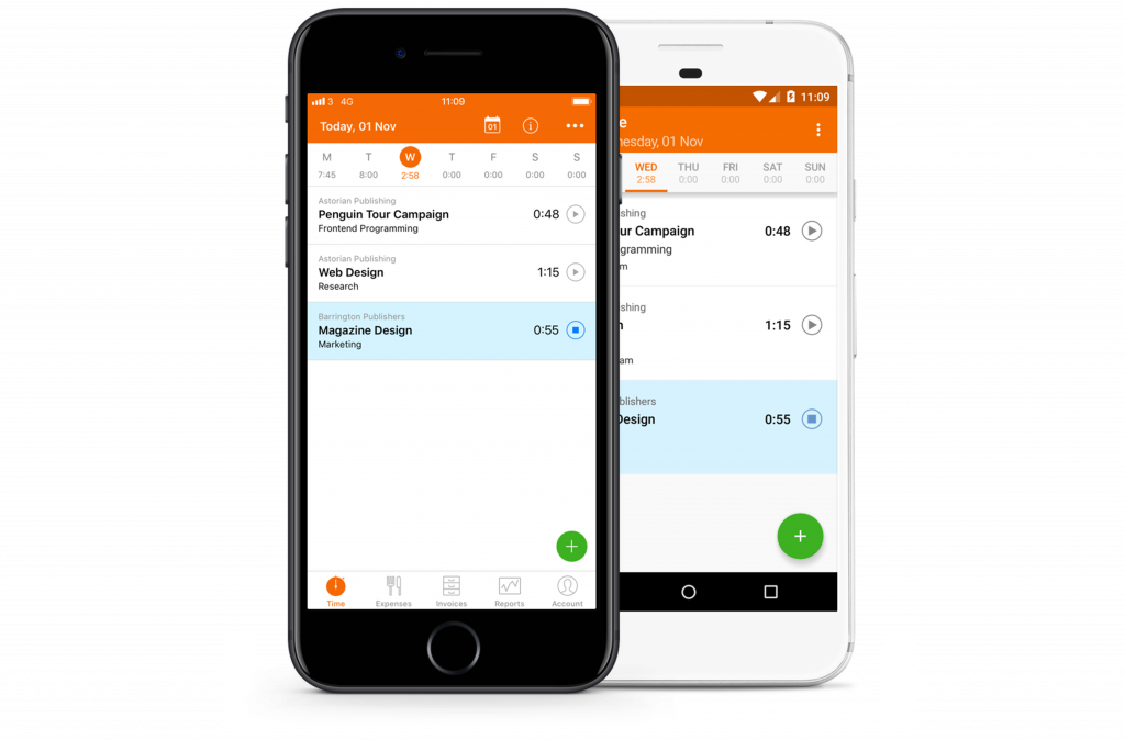 Mit der webbasierten Applikation «Harvest