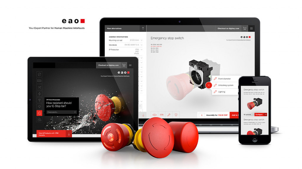 Configurator for EMERGENCY STOP buttons