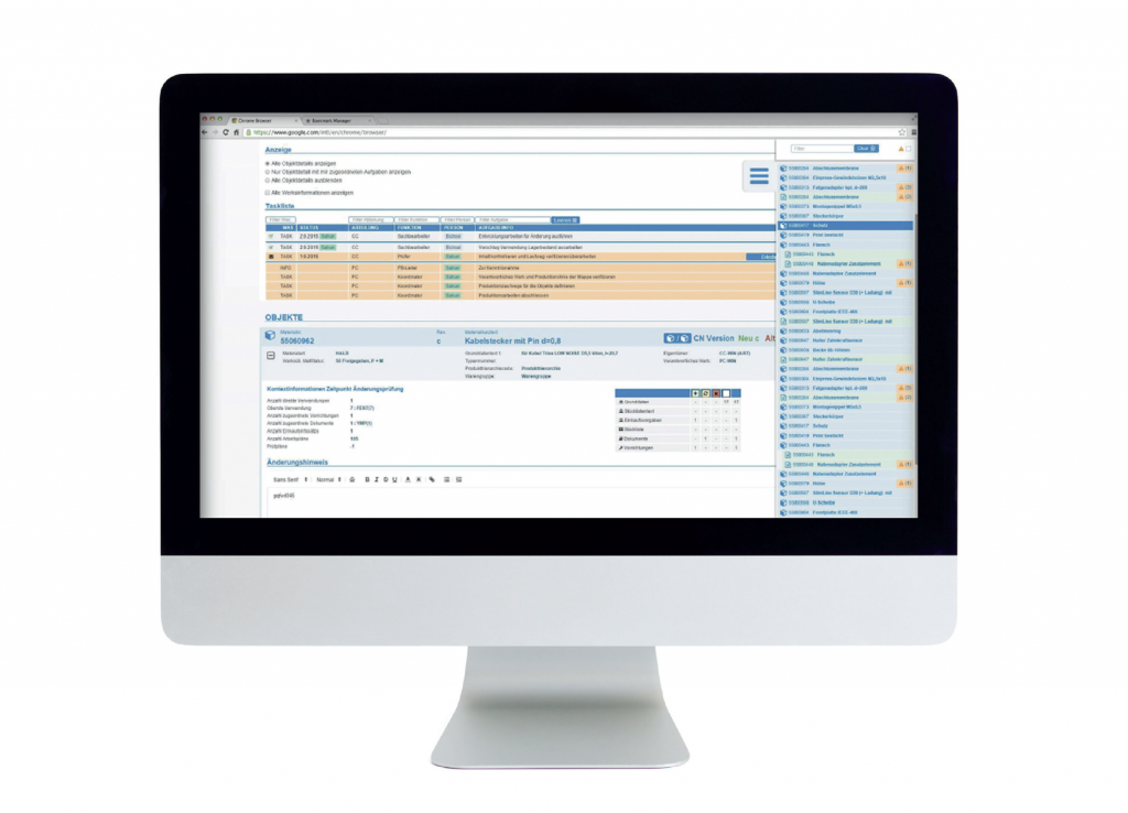 Electronic Change Management